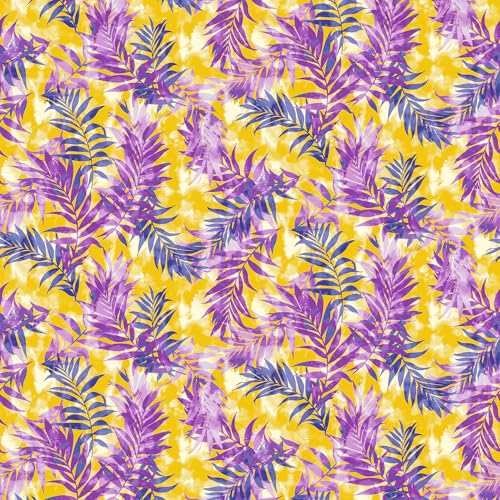 Stylish FABRIC 147,3 cm breiter bedruckter Dobby-Chiffon-Stoff aus 100% Polyester-Wolle, Meterware, kein Stretch, 120 g/m², leicht, luftig und weich, für Bekleidung, Accessoires und Heimwerker, gelbe Stylish FABRIC 147,3 cm breiter bedruckter Dobby-Chiffon-Stoff aus 100% Polyester-Wolle, Meterware, kein Stretch, 120 g/m², leicht, luftig und weich, für Bekleidung, Accessoires und Heimwerker, gelbe von Stylish FABRIC