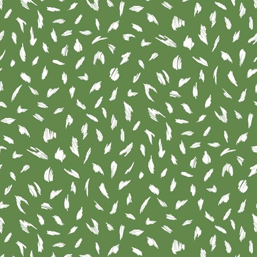 Stylish FABRIC 150 cm breit, 100 % Polyester, bedruckter mechanischer Satin-Chiffon-Kreppstoff, 100 g/m², leicht, nicht gedehnt, Kleider, Schals, Blusen und Heimwerker, Grün, gebrochenes Weiß, 9,1 m Stylish FABRIC 150 cm breit, 100 % Polyester, bedruckter mechanischer Satin-Chiffon-Kreppstoff, 100 g/m², leicht, nicht gedehnt, Kleider, Schals, Blusen und Heimwerker, Grün, gebrochenes Weiß, 9,1 m von Stylish FABRIC