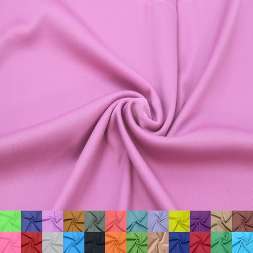 Stylish FABRIC 152,4 cm breit, 100% Polyester-Interlock-Futter, 2-Wege-Stretch, leichter Strickstoff, Meterware für Bekleidung, Mutterschaft, Partydekorationen, Vorhänge, Handwerk und DIY, Fuchsia Stylish FABRIC 152,4 cm breit, 100% Polyester-Interlock-Futter, 2-Wege-Stretch, leichter Strickstoff, Meterware für Bekleidung, Mutterschaft, Partydekorationen, Vorhänge, Handwerk und DIY, Fuchsia von Stylish FABRIC