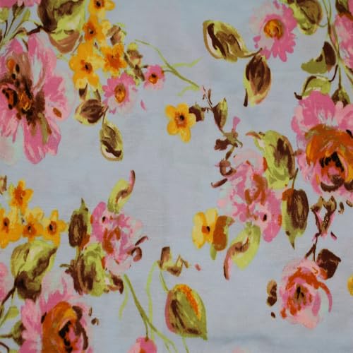 Stylish FABRIC 152,4 cm breiter Viskose-Spandex, bedruckter Jersey-Stretch-Strickstoff, Meterware für Bekleidung, Stirnbänder, Accessoires, Dekorationen, Mutterschaft und DIY-Projekte, Himmelblau, Stylish FABRIC 152,4 cm breiter Viskose-Spandex, bedruckter Jersey-Stretch-Strickstoff, Meterware für Bekleidung, Stirnbänder, Accessoires, Dekorationen, Mutterschaft und DIY-Projekte, Himmelblau, von Stylish FABRIC
