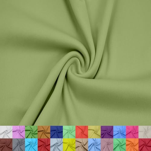 Stylish FABRIC 152,4 cm breites Interlock-Futter aus 100% Polyester, leichter Strickstoff von The Yard, für Bekleidung, Schulprojekte, Partydekorationen, Vorhänge und Heimwerker, Grün #201, 2 m Stylish FABRIC 152,4 cm breites Interlock-Futter aus 100% Polyester, leichter Strickstoff von The Yard, für Bekleidung, Schulprojekte, Partydekorationen, Vorhänge und Heimwerker, Grün #201, 2 m von Stylish FABRIC