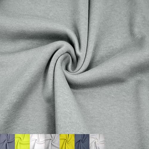 Stylish FABRIC 155 cm breiter Polyester-Baumwoll-Fleece-Stoff, 250 g/m², mittelschwer, weich, warm, atmungsaktiv, 2-Wege-Stretch, für Bekleidung, Activewear, Hoodies und Heimwerker, Grün, D 9,1 m Stylish FABRIC 155 cm breiter Polyester-Baumwoll-Fleece-Stoff, 250 g/m², mittelschwer, weich, warm, atmungsaktiv, 2-Wege-Stretch, für Bekleidung, Activewear, Hoodies und Heimwerker, Grün, D 9,1 m von Stylish FABRIC