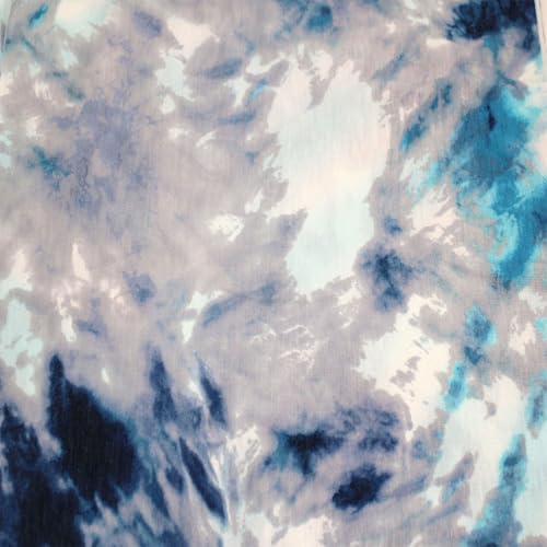 Stylish FABRIC Jersey-Strickstoff, 152,4 cm breit, Polyester, Viskose, Spandex, bedruckt, für Bekleidung, Stirnbänder, Accessoires, Dekorationen und DIY-Projekte, Marineblau, Aquamarin, 91 cm Stylish FABRIC Jersey-Strickstoff, 152,4 cm breit, Polyester, Viskose, Spandex, bedruckt, für Bekleidung, Stirnbänder, Accessoires, Dekorationen und DIY-Projekte, Marineblau, Aquamarin, 91 cm von Stylish FABRIC