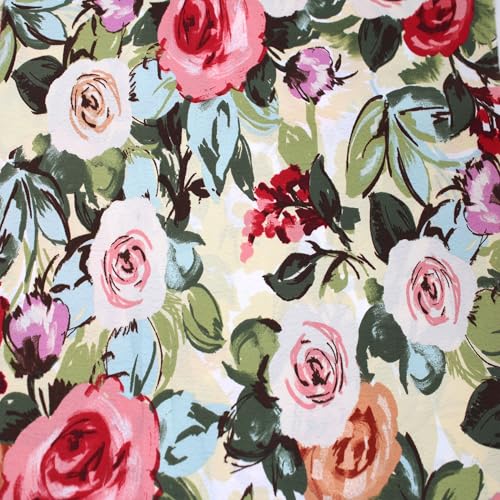 Stylish FABRIC Marokkanischer Stoff, 147,3 cm breit, bedruckt, 100% Polyester, kein Stretch, ideal für Bekleidung, Röcke, Kleider, Stirnbänder, Accessoires, Heimdekoration und DIY-Projekte, hellgelbe Stylish FABRIC Marokkanischer Stoff, 147,3 cm breit, bedruckt, 100% Polyester, kein Stretch, ideal für Bekleidung, Röcke, Kleider, Stirnbänder, Accessoires, Heimdekoration und DIY-Projekte, hellgelbe von Stylish FABRIC