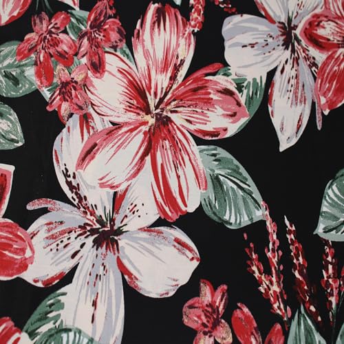 Stylish FABRIC Marokkanischer Stoff, 147,3 cm breit, bedruckt, 100% Polyester, kein Stretch, ideal für Bekleidung, Röcke, Kleider, Stirnbänder, Accessoires, Heimdekoration und DIY-Projekte, schwarzes Stylish FABRIC Marokkanischer Stoff, 147,3 cm breit, bedruckt, 100% Polyester, kein Stretch, ideal für Bekleidung, Röcke, Kleider, Stirnbänder, Accessoires, Heimdekoration und DIY-Projekte, schwarzes von Stylish FABRIC