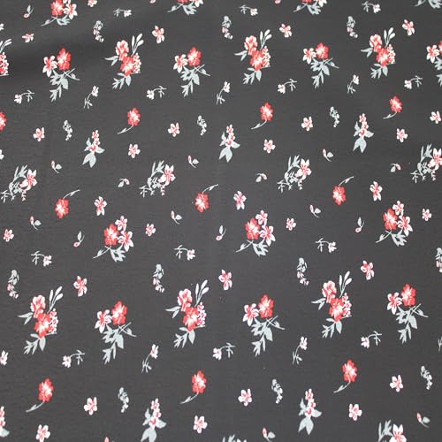 Stylish FABRIC Marokkanischer Stoff, 147,3 cm breit, bedruckt, 100% Polyester, kein Stretch, ideal für Bekleidung, Röcke, Kleider, Stirnbänder, Accessoires, Heimdekoration und DIY-Projekte, schwarze Stylish FABRIC Marokkanischer Stoff, 147,3 cm breit, bedruckt, 100% Polyester, kein Stretch, ideal für Bekleidung, Röcke, Kleider, Stirnbänder, Accessoires, Heimdekoration und DIY-Projekte, schwarze von Stylish FABRIC