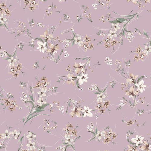 Stylish FABRIC Marokkanischer Stoff, 147,3 cm breit, bedruckt, 100% Polyester, kein Stretch, ideal für Bekleidung, Röcke, Kleider, Stirnbänder, Accessoires, Heimdekoration und DIY-Projekte, blasslila Stylish FABRIC Marokkanischer Stoff, 147,3 cm breit, bedruckt, 100% Polyester, kein Stretch, ideal für Bekleidung, Röcke, Kleider, Stirnbänder, Accessoires, Heimdekoration und DIY-Projekte, blasslila von Stylish FABRIC