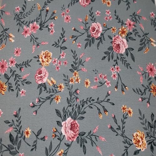 Stylish FABRIC Marokkanischer Stoff, 147,3 cm breit, bedruckt, 100% Polyester, kein Stretch, ideal für Bekleidung, Röcke, Kleider, Stirnbänder, Accessoires, Heimdekoration und DIY-Projekte, 4,5 m Stylish FABRIC Marokkanischer Stoff, 147,3 cm breit, bedruckt, 100% Polyester, kein Stretch, ideal für Bekleidung, Röcke, Kleider, Stirnbänder, Accessoires, Heimdekoration und DIY-Projekte, 4,5 m von Stylish FABRIC