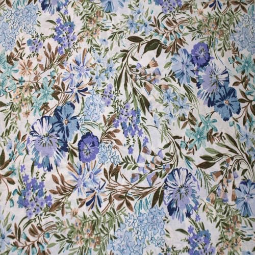 Stylish FABRIC Marokkanischer Stoff, 147,3 cm breit, bedruckt, 100% Polyester, kein Stretch, ideal für Bekleidung, Röcke, Kleider, Stirnbänder, Accessoires, Heimdekoration und DIY-Projekte von Stylish FABRIC