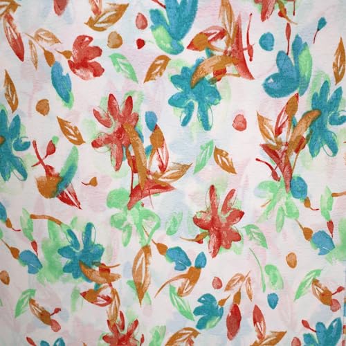 Stylish FABRIC Marokkanischer Stoff, 147,3 cm breit, bedruckt, 100% Polyester, kein Stretch, ideal für Bekleidung, Röcke, Kleider, Stirnbänder, Accessoires, Heimdekoration und DIY-Projekte von Stylish FABRIC