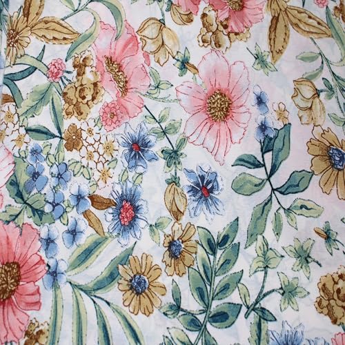 Stylish FABRIC Marokkanischer Stoff, 147,3 cm breit, bedruckt, 100% Polyester, kein Stretch, ideal für Bekleidung, Röcke, Kleider, Stirnbänder, Accessoires, Heimdekoration und DIY-Projekte Stylish FABRIC Marokkanischer Stoff, 147,3 cm breit, bedruckt, 100% Polyester, kein Stretch, ideal für Bekleidung, Röcke, Kleider, Stirnbänder, Accessoires, Heimdekoration und DIY-Projekte von Stylish FABRIC