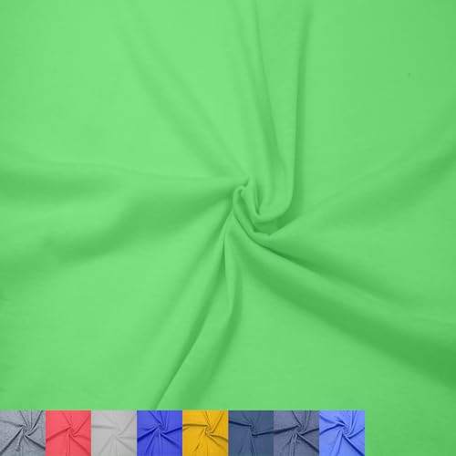 Stylish FABRIC SF-400-LIME-NEON-1 Rayon Knit (155GSM) -Clothing/Apparel, Home/DIY Fabric Polyester-Viskose-Spandex-Jersey-Strickstoff (155 g/m²), 87, 10, 3% Elastan, Limettengrün/Neon, 1 Yard von Stylish FABRIC
