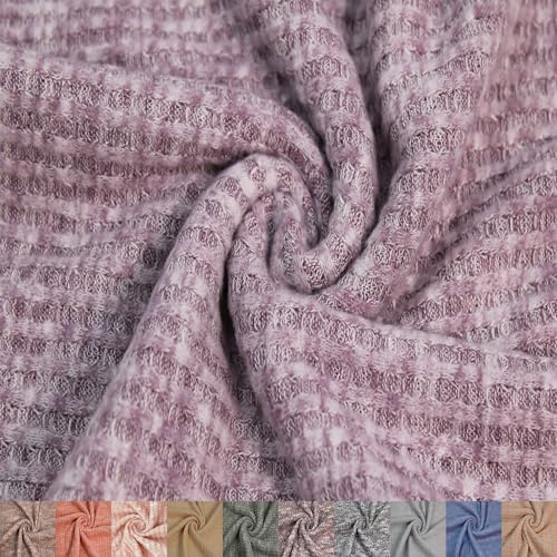 Stylish FABRIC The Yard-Apparel Strickstoff, 152,4 cm breit, Polyester, Spandex-Rayon, Waffelmuster, gebürstet, für Kleidung, Vorhänge, Stirnbänder, Dekorationen, Schule und DIY-Projekte, 2 m Stylish FABRIC The Yard-Apparel Strickstoff, 152,4 cm breit, Polyester, Spandex-Rayon, Waffelmuster, gebürstet, für Kleidung, Vorhänge, Stirnbänder, Dekorationen, Schule und DIY-Projekte, 2 m von Stylish FABRIC