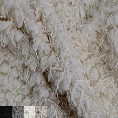 Stylish FABRIC The Yard Kunstfell, Schaf-Design, zotteliges Mohair, zum Nähen, Kostüme, Bekleidung, Dekorationen, Teppiche, Überwurf-Kissenbezüge, Bettwäsche, Polster, Zuhause und Heimwerker, Stylish FABRIC The Yard Kunstfell, Schaf-Design, zotteliges Mohair, zum Nähen, Kostüme, Bekleidung, Dekorationen, Teppiche, Überwurf-Kissenbezüge, Bettwäsche, Polster, Zuhause und Heimwerker, von Stylish FABRIC