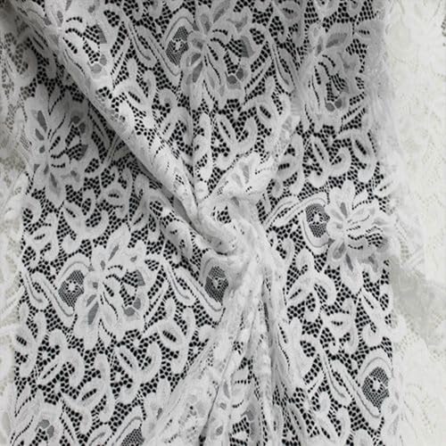 Stylish FABRIC The Yard Rebecca Spitzenstoff, 152,4 cm breit, Nylon-Spandex, leicht, 155 g/m², 2-Wege-Stretch, atmungsaktiv, Kleider, Bekleidung, Accessoires, DIY und Dekoration, 9,1 m Stylish FABRIC The Yard Rebecca Spitzenstoff, 152,4 cm breit, Nylon-Spandex, leicht, 155 g/m², 2-Wege-Stretch, atmungsaktiv, Kleider, Bekleidung, Accessoires, DIY und Dekoration, 9,1 m von Stylish FABRIC