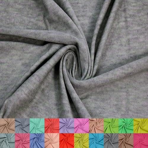 Stylish FABRIC The Yard Viskose-Spandex-Jersey-Strickstoff, 152,4 cm breit, 4-Wege-Stretch, 160 g/m², mittelschwer, atmungsaktiv, Bekleidung, Accessoires, Mutterschaft, Stirnbänder und Handwerk, Jade von Stylish FABRIC