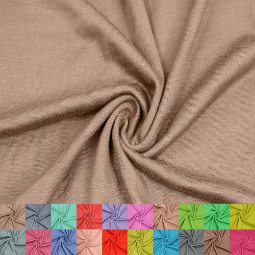 Stylish FABRIC The Yard Viskose-Spandex-Jersey-Strickstoff, 152,4 cm breit, 4-Wege-Stretch, 160 g/m², mittelschwer, atmungsaktiv, Bekleidung, Accessoires, Mutterschaft, Stirnbänder und Handwerk Stylish FABRIC The Yard Viskose-Spandex-Jersey-Strickstoff, 152,4 cm breit, 4-Wege-Stretch, 160 g/m², mittelschwer, atmungsaktiv, Bekleidung, Accessoires, Mutterschaft, Stirnbänder und Handwerk von Stylish FABRIC