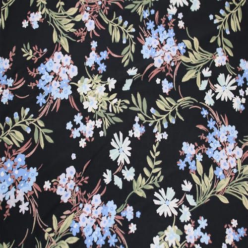 Stylish FABRIC Venezia-Polyester-Spandex-Stoff, bedruckt, 4-Wege-Stretch, 152,4 cm breit, Meterware für Bekleidung, Stirnbänder, Dekorationen, Aktivbekleidung, Umstandskleidung, Schule und Stylish FABRIC Venezia-Polyester-Spandex-Stoff, bedruckt, 4-Wege-Stretch, 152,4 cm breit, Meterware für Bekleidung, Stirnbänder, Dekorationen, Aktivbekleidung, Umstandskleidung, Schule und von Stylish FABRIC