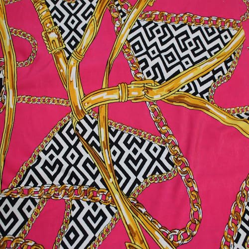 Stylish FABRIC Venezia-Polyester-Spandex-Stoff, bedruckt, 4-Wege-Stretch, 152,4 cm breit, Meterware für Bekleidung, Stirnbänder, Dekorationen, Aktivbekleidung, Umstandskleidung, Schule und Stylish FABRIC Venezia-Polyester-Spandex-Stoff, bedruckt, 4-Wege-Stretch, 152,4 cm breit, Meterware für Bekleidung, Stirnbänder, Dekorationen, Aktivbekleidung, Umstandskleidung, Schule und von Stylish FABRIC