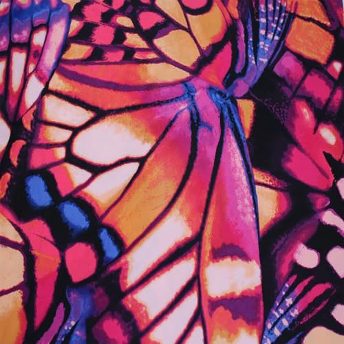 Stylish FABRIC Venezia-Polyester-Spandex-Stoff, bedruckt, 4-Wege-Stretch, 152,4 cm breit, Meterware für Bekleidung, Stirnbänder, Dekorationen, Aktivbekleidung, Umstandskleidung, Schule und Stylish FABRIC Venezia-Polyester-Spandex-Stoff, bedruckt, 4-Wege-Stretch, 152,4 cm breit, Meterware für Bekleidung, Stirnbänder, Dekorationen, Aktivbekleidung, Umstandskleidung, Schule und von Stylish FABRIC