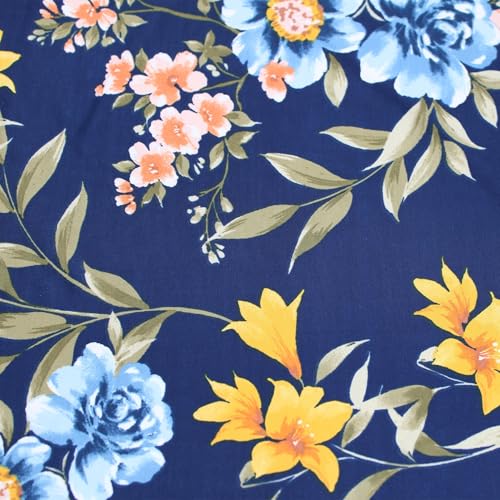 Stylish FABRIC Venezia-Polyester-Spandex-Stoff, bedruckt, 4-Wege-Stretch, 152,4 cm breit, Meterware für Bekleidung, Stirnbänder, Dekorationen, Aktivbekleidung, Umstandskleidung, Schule und Stylish FABRIC Venezia-Polyester-Spandex-Stoff, bedruckt, 4-Wege-Stretch, 152,4 cm breit, Meterware für Bekleidung, Stirnbänder, Dekorationen, Aktivbekleidung, Umstandskleidung, Schule und von Stylish FABRIC