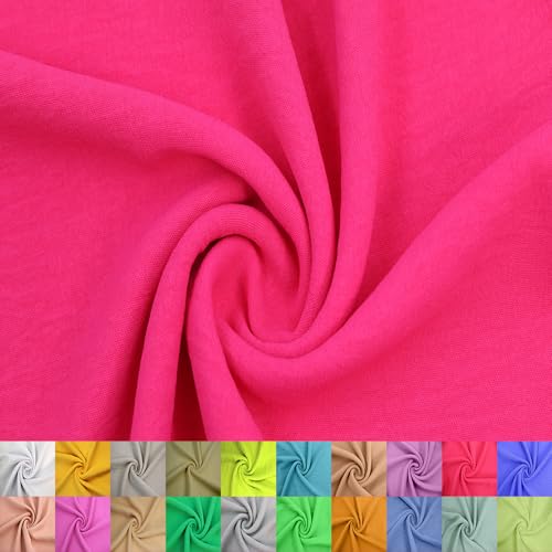 Stylish Fabric 150 cm breiter Luftstrom, 100% Polyester, nicht dehnbar, 160 g/m², leichter und atmungsaktiver Stoff, Meterware zum Nähen, Sommerbekleidung und DIY-Projekte, Fuchsia, 4,5 m Stylish Fabric 150 cm breiter Luftstrom, 100% Polyester, nicht dehnbar, 160 g/m², leichter und atmungsaktiver Stoff, Meterware zum Nähen, Sommerbekleidung und DIY-Projekte, Fuchsia, 4,5 m von Stylish FABRIC