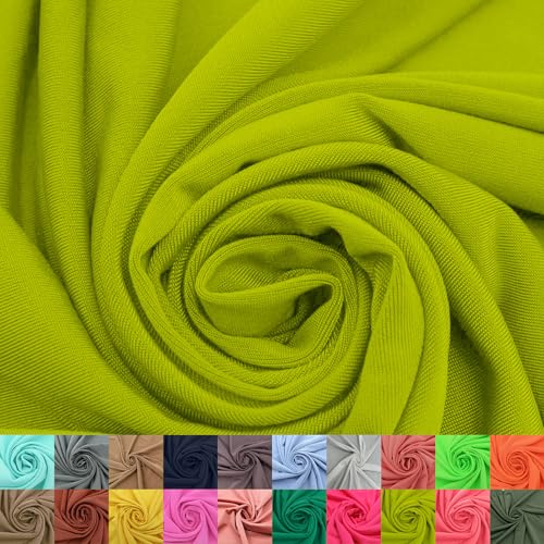 Venezia Poly-Spandex-Stoff, 152,4 cm breit, 200 g/m², mittelschwer, 2-Wege-Stretch, weich und atmungsaktiv, für Bekleidung, Activewear, Leggings, Dekorationen, Stirnband und DIY Venezia Poly-Spandex-Stoff, 152,4 cm breit, 200 g/m², mittelschwer, 2-Wege-Stretch, weich und atmungsaktiv, für Bekleidung, Activewear, Leggings, Dekorationen, Stirnband und DIY von Stylish FABRIC