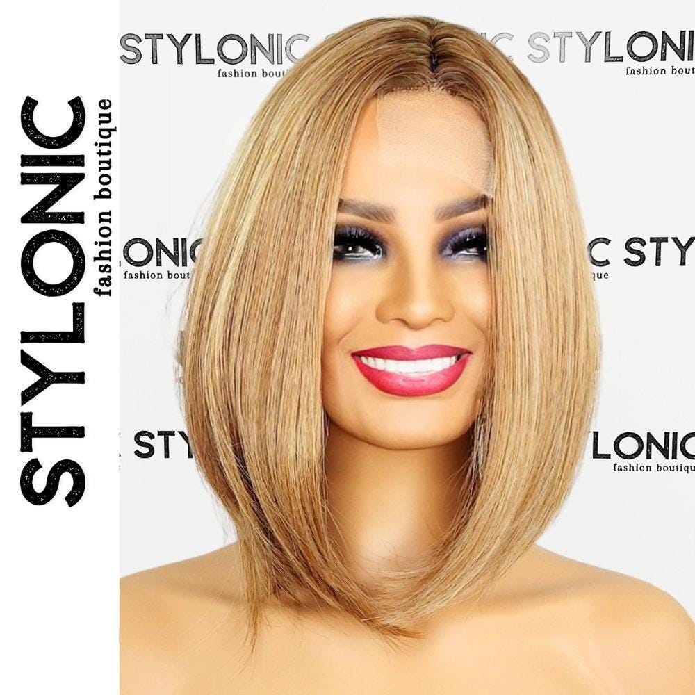 Blonde Bob Perücke - Spitzenfront, Klebstofffrei, Hitzebeständig, Damenkleidung, Cosplay, Alopezie-Perücken Blonde Bob Perücke - Spitzenfront, Klebstofffrei, Hitzebeständig, Damenkleidung, Cosplay, Alopezie-Perücken von StylonicWigs