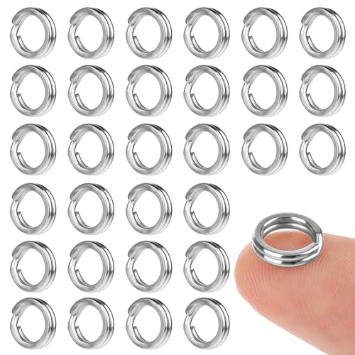 30 Stück Schlüsselringe, 8 mm Schlüsselringe Edelstahl Spaltringe Edelstahl Biegeringe Schlüsselanhänger Ringe für Schmuck, Halsketten, Armbänder, Ohrringe, Schlüssel, Basteln, Ornamente und Diy-Kunst 30 Stück Schlüsselringe, 8 mm Schlüsselringe Edelstahl Spaltringe Edelstahl Biegeringe Schlüsselanhänger Ringe für Schmuck, Halsketten, Armbänder, Ohrringe, Schlüssel, Basteln, Ornamente und Diy-Kunst von Styquenzer