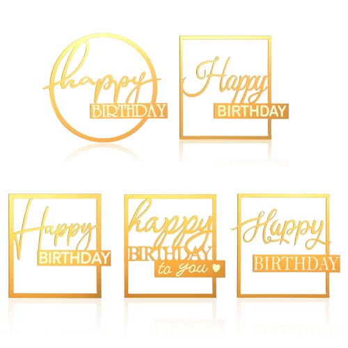 5Stück Happy Birthday Cake Topper Spiegel Acryl Happy Birthday Tortendeko Geburtstag Kuchen Deko Geburtstag Torten Topper Kuchendeko Geburtstagsdeko Tortenaufleger Mädchen Kuchen Deko 5Stück Happy Birthday Cake Topper Spiegel Acryl Happy Birthday Tortendeko Geburtstag Kuchen Deko Geburtstag Torten Topper Kuchendeko Geburtstagsdeko Tortenaufleger Mädchen Kuchen Deko von Styquenzer