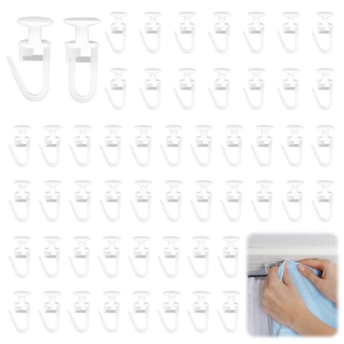 Styquenzer 100 Pcs Gardinengleiter für Innenlaufschienen, Gardinenhaken für Schienen Gardinengleiter mit 10 mm Kopf Gardinenrollen Faltengleiter Vorhangschienen für Faltengleiter Gardinenschienen Styquenzer 100 Pcs Gardinengleiter für Innenlaufschienen, Gardinenhaken für Schienen Gardinengleiter mit 10 mm Kopf Gardinenrollen Faltengleiter Vorhangschienen für Faltengleiter Gardinenschienen von Styquenzer