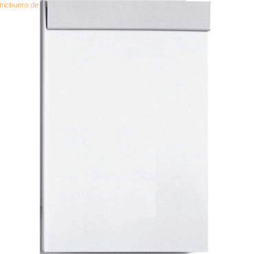 Styro Schreibplatte A4 PS Klemme kurze Seite grauweiß von Styro