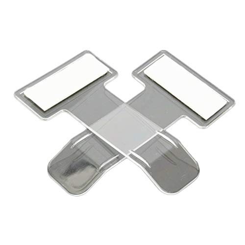 Suammiitstrieadea 2 x transparente Parkschein-Halter, Clip für Windschutzscheibe, Windschutzscheibe von Suammiitstrieadea