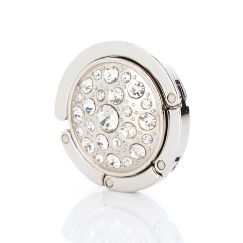 Suammiitstrieadea Geldbörsenaufhänger, faltbar, Strass, Zinklegierung, Desktop-Handtaschenhaken, Tasche, Haushalt, Tragetaschen, Aufbewahrungshalter, Damen, Weiß Suammiitstrieadea Geldbörsenaufhänger, faltbar, Strass, Zinklegierung, Desktop-Handtaschenhaken, Tasche, Haushalt, Tragetaschen, Aufbewahrungshalter, Damen, Weiß von Suammiitstrieadea