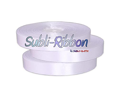 Subli-Ribbon Satinband für Sublimationsstoff, Polyester, 22 mm x 50 m Subli-Ribbon Satinband für Sublimationsstoff, Polyester, 22 mm x 50 m von Subli-Cloth