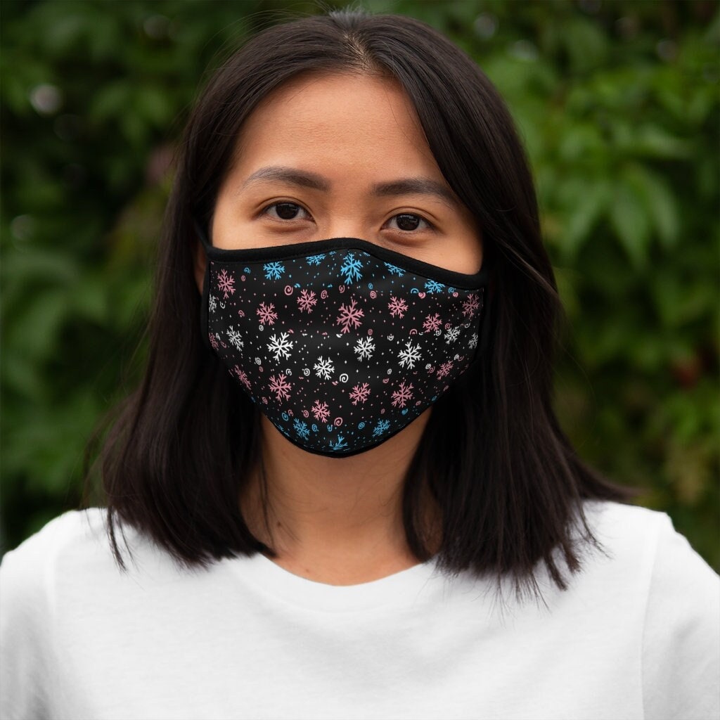 Trans Pride Maske, Schneeflocken Flagge, Passende Gesichtsmaske, Transgender Subtle Month, Lgbtq, Gender Neutral Geschenk, Winter Lgbt Trans Pride Maske, Schneeflocken Flagge, Passende Gesichtsmaske, Transgender Subtle Month, Lgbtq, Gender Neutral Geschenk, Winter Lgbt von SubtlePrideShop
