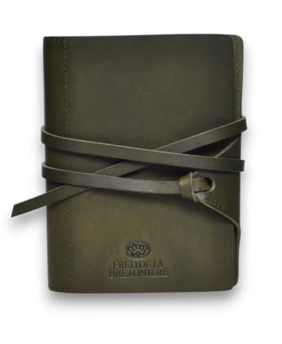 Succes Junior Organizer Leder A7 Terminplaner Vintage Olive Grün Ringbuch Timer FJ320VF14 von Succes