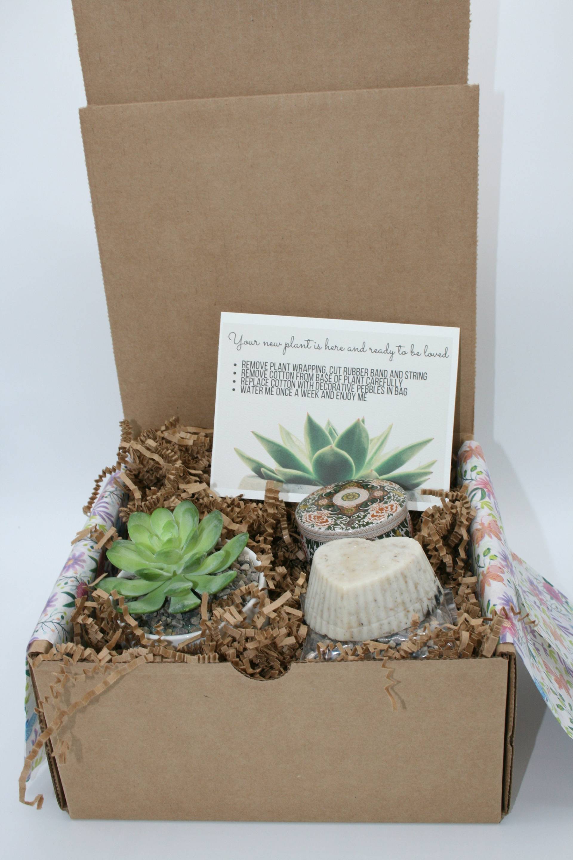 I Love You | I'm A Succa For Geschenkbox Set| You| Sukkulente Geschenkbox| Kerze Und Seife Geschenkset| Personalisiertes Geschenk von SucculentGiftBoxShop