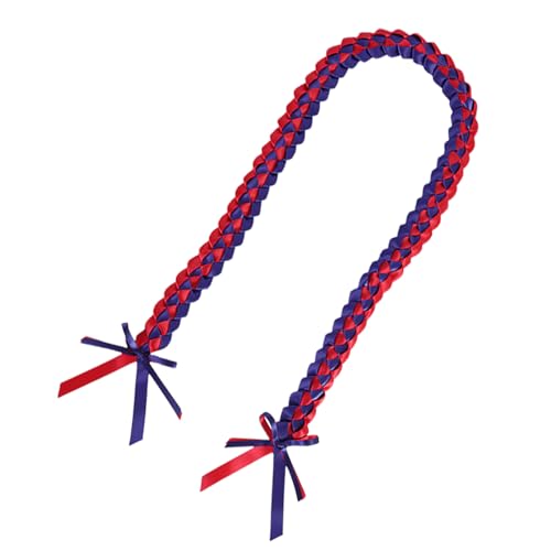 Sucritude Abschlusshalskette Klasse 2024, Abschlusskette 2024,Handgefertigte Gradkordeln - Geflochtenes Leis-Bandseil, doppelt geflochtene Halskette, Girlande, Party-Dekorationszubehör für Sucritude Abschlusshalskette Klasse 2024, Abschlusskette 2024,Handgefertigte Gradkordeln - Geflochtenes Leis-Bandseil, doppelt geflochtene Halskette, Girlande, Party-Dekorationszubehör für von Sucritude