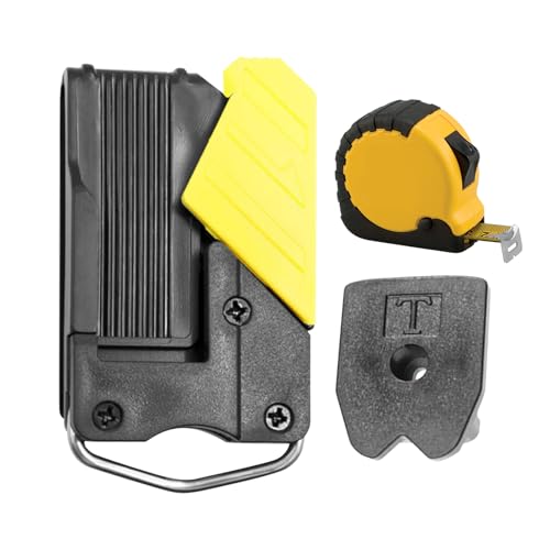 Sucritude Bandmaß Clip,Klemm-Organizer für Bandmaße - Verriegelbare Halterung Werkzeugorganizer Handwerk Bau Tischlerei Elektro Außenbereich Sucritude Bandmaß Clip,Klemm-Organizer für Bandmaße - Verriegelbare Halterung Werkzeugorganizer Handwerk Bau Tischlerei Elektro Außenbereich von Sucritude