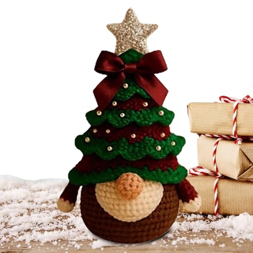 Sucritude Häkelsets Für Erwachsene - Beginner Weihnachts Häkelbaumwichtel Deko Set,Garn Vorrat Set Handarbeit Lernen Zu Hause Für Erwachsene Jugendliche Kinder Frauen Mädchen Weihnachtszeit Halloween Sucritude Häkelsets Für Erwachsene - Beginner Weihnachts Häkelbaumwichtel Deko Set,Garn Vorrat Set Handarbeit Lernen Zu Hause Für Erwachsene Jugendliche Kinder Frauen Mädchen Weihnachtszeit Halloween von Sucritude
