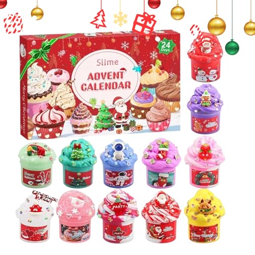 Sucritude Weihnachtscountdown,24 Tage Weihnachts Spielzeug Kalender Set - Lustiger Schleim Spaß Für Kinder Mädchen Festliche Aktivitäten Party Mitgebsel Sucritude Weihnachtscountdown,24 Tage Weihnachts Spielzeug Kalender Set - Lustiger Schleim Spaß Für Kinder Mädchen Festliche Aktivitäten Party Mitgebsel von Sucritude