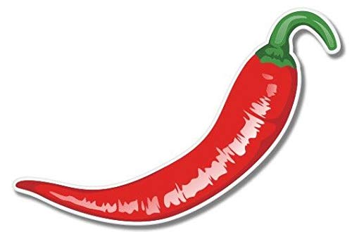 15cm! Klebe-Folie Wetterfest Made-IN-Germany Chili-Pfeffer L1762 UV&Waschanlagenfest Auto-Aufkleber Sticker Decal 15cm! Klebe-Folie Wetterfest Made-IN-Germany Chili-Pfeffer L1762 UV&Waschanlagenfest Auto-Aufkleber Sticker Decal von Sudsty