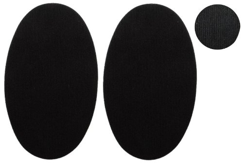 2 tlg. Set: ovaler Flicken - schwarz Cord 9,5 cm * 16 cm Bügelbild Aufnäher Applikation Cordflicken 2 tlg. Set: ovaler Flicken - schwarz Cord 9,5 cm * 16 cm Bügelbild Aufnäher Applikation Cordflicken von Sudsty