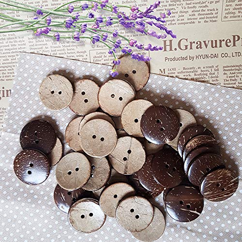 A2 10 Stück, 15mm Kokosnussschalen 2 Löcher Nähen Knöpfe, Designer Kokosknöpfe, Umweltfreundlich A2 10 Stück, 15mm Kokosnussschalen 2 Löcher Nähen Knöpfe, Designer Kokosknöpfe, Umweltfreundlich von Sudsty