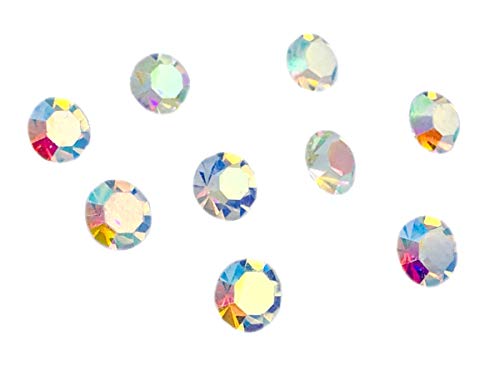 EIMASS 3787 100 x Tisch-Streukristalle, Hochzeitsfeier, Glasdiamanten, Dekor (Crystal AB, 8 mm) von Sudsty