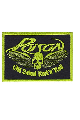 Poison Old School Rockn Roll Glam Metal Ban Aufnäher Besticktes Patch zum Aufbügeln Applique von Sudsty
