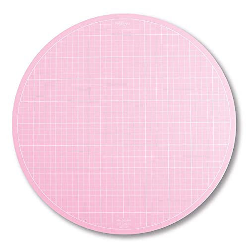 Sue Daley 40,6 cm runde rotierende Schneidematte, Rosa Sue Daley 40,6 cm runde rotierende Schneidematte, Rosa von Sue Daley