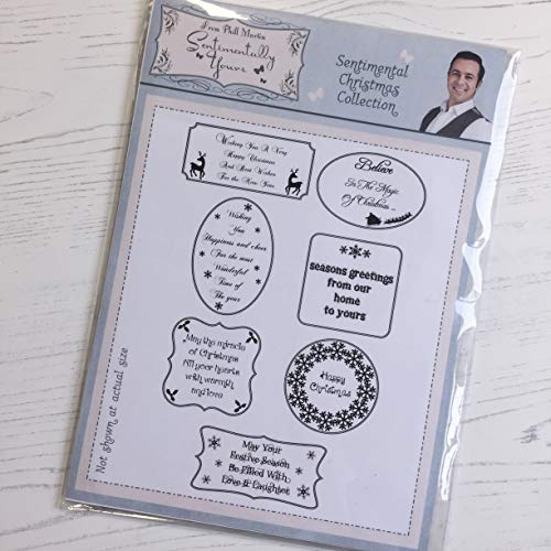 Creative Expressions Sentimentally Yours Christmas Collection Stempel-Set, A5, transparent Creative Expressions Sentimentally Yours Christmas Collection Stempel-Set, A5, transparent von Sue Wilson