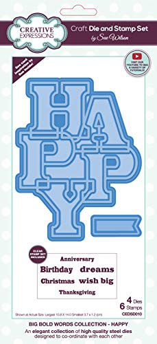 Creative Expressions Sue Wilson Stanzschablonen und Stempel-Set, groß, aus Metall, 10,8 x 14 cm Creative Expressions Sue Wilson Stanzschablonen und Stempel-Set, groß, aus Metall, 10,8 x 14 cm von Sue Wilson
